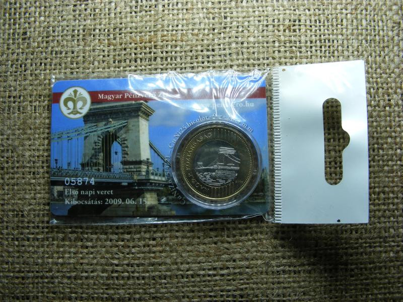 200 forintos érme, 2009, elsőnapi veret