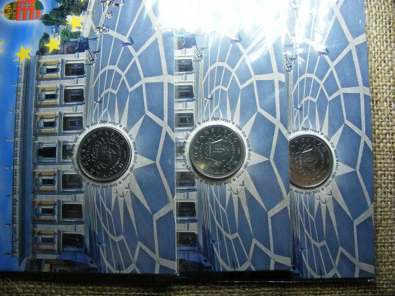 50 forintos érme, 2007, római szerződés, 3 db sorszámkövető