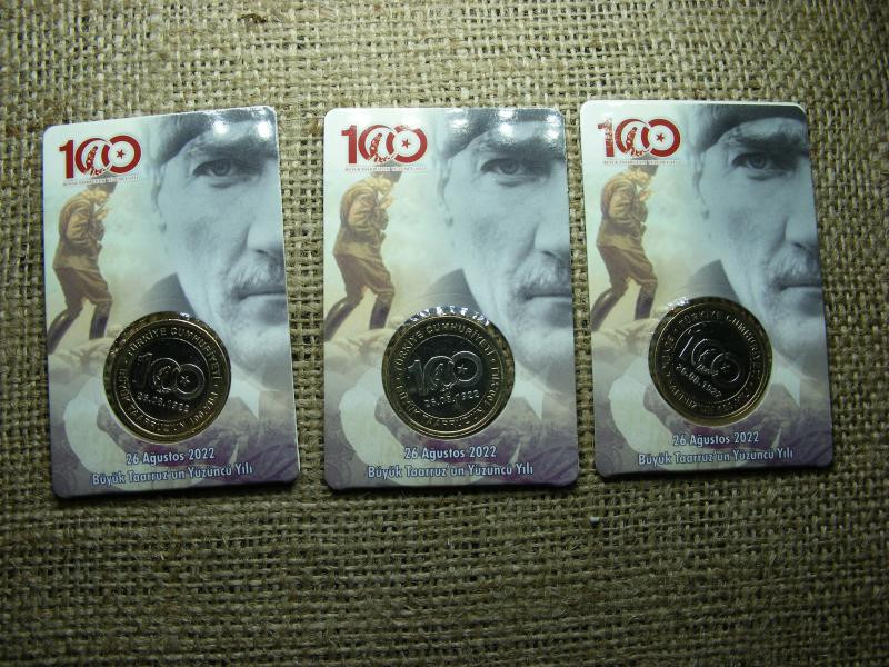 Török 1 Lira Emlékérme, 2022, Nagy Offenzíva