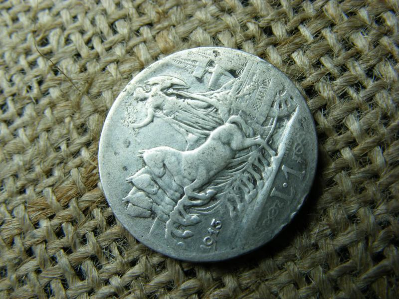 Olaszország, 1 Lira, 1913, ezüst