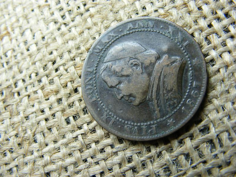 Vatikán 1 soldo, 1867