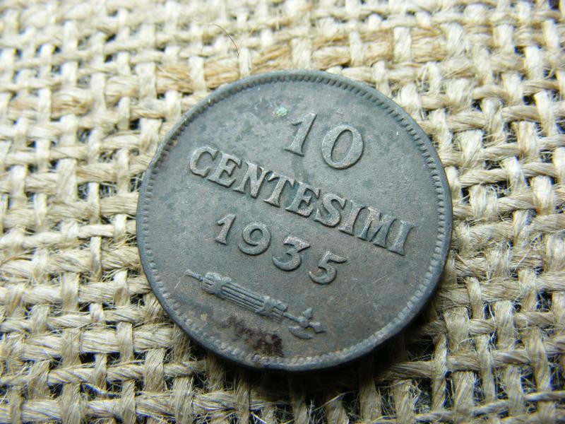 San Marino 10 centesimi, 1935