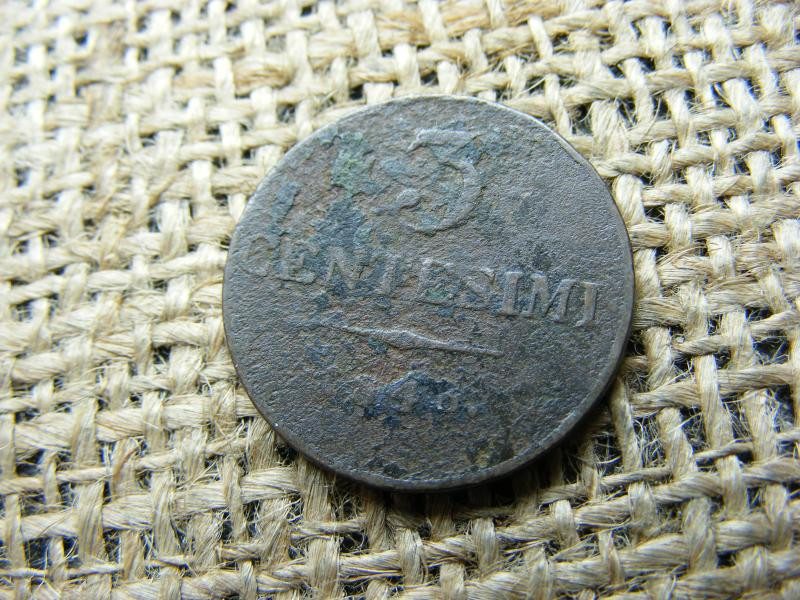 3 Centesimi, 1849 M