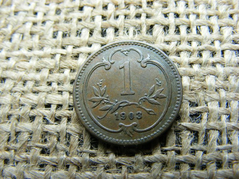 1 Heller, 1903, Korona