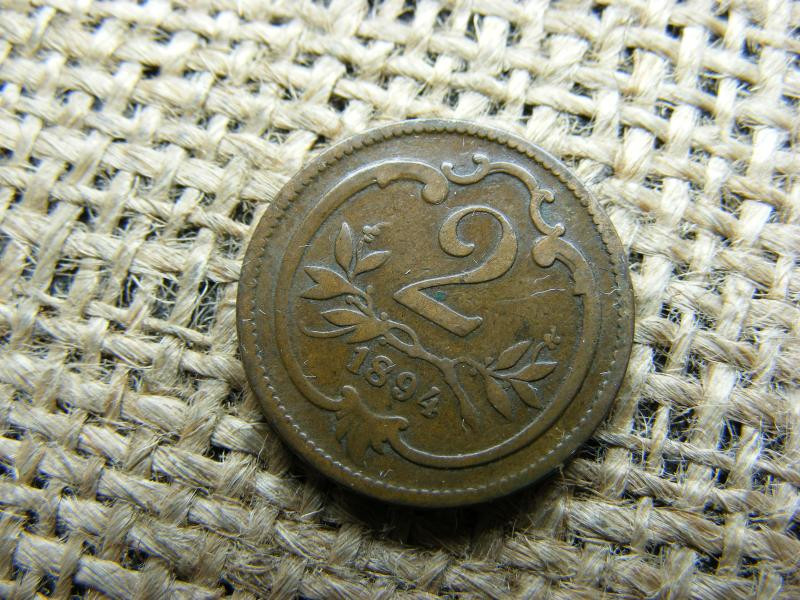 2 Heller, 1894, Korona
