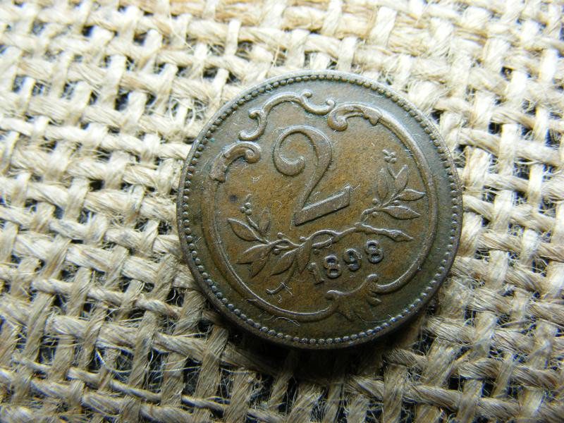 2 Heller, 1898, Korona