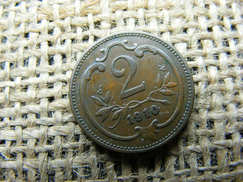 2 Heller, 1910, Korona