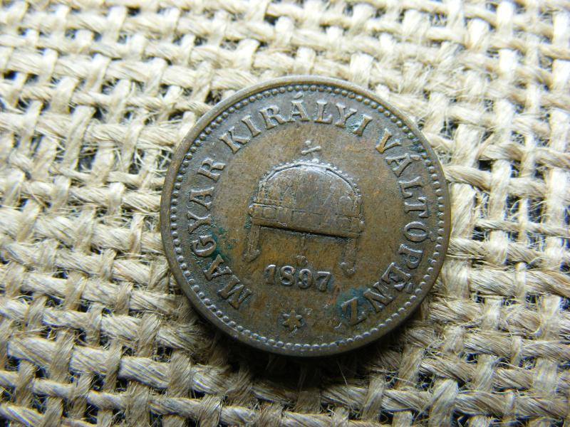 2 fillér, 1897, Korona