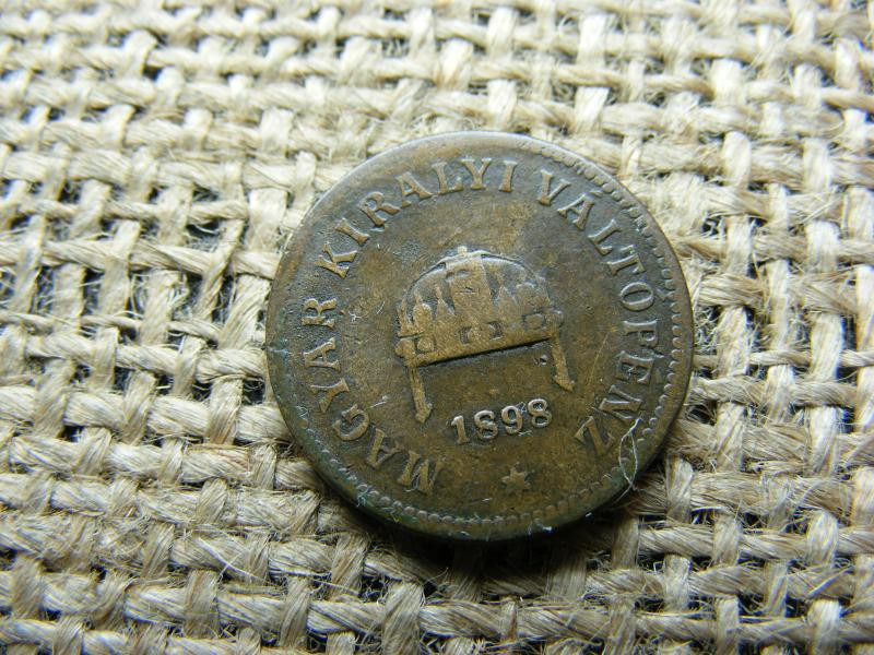 2 Fillér, 1898, Korona Érme