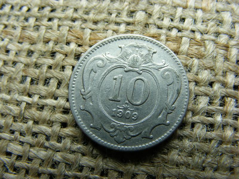 10 Heller, 1909, Korona-pénzrendszer