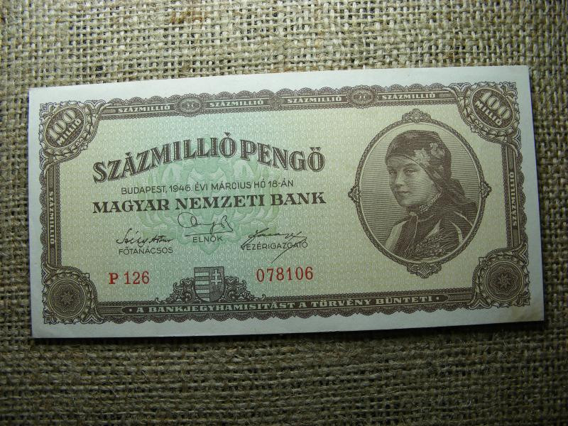 Százmillió pengő, 1946, Magyarország
