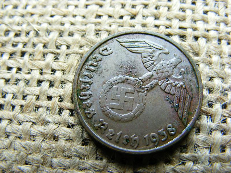 Birodalmi 2 pfennig, 1938 D