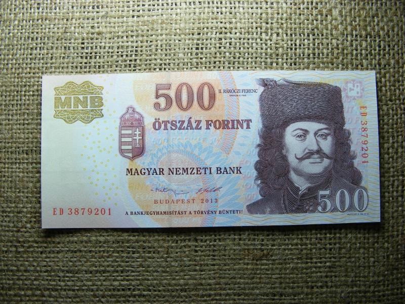 500 forintos bankjegy, 2013, ED, UNC