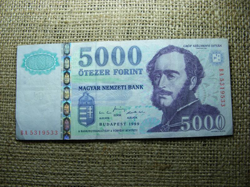 5000 forintos bankjegy, 1999, BA sorozat