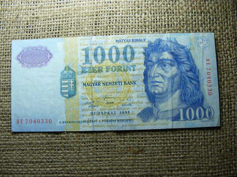 1000 forintos bankjegy, 1998, DE