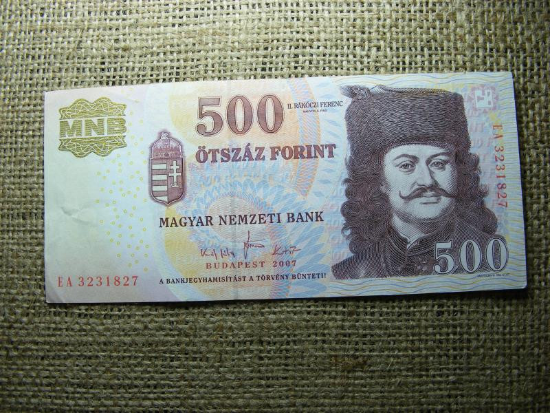 500 forintos bankjegy, 2007, EA