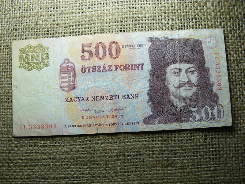 500 forintos bankjegy, 2013, EC