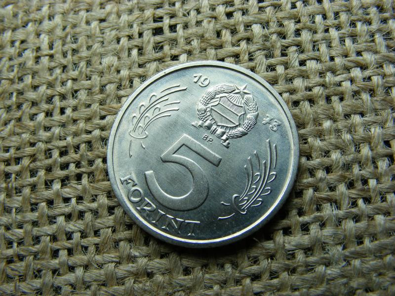 5 forintos érme, 1973