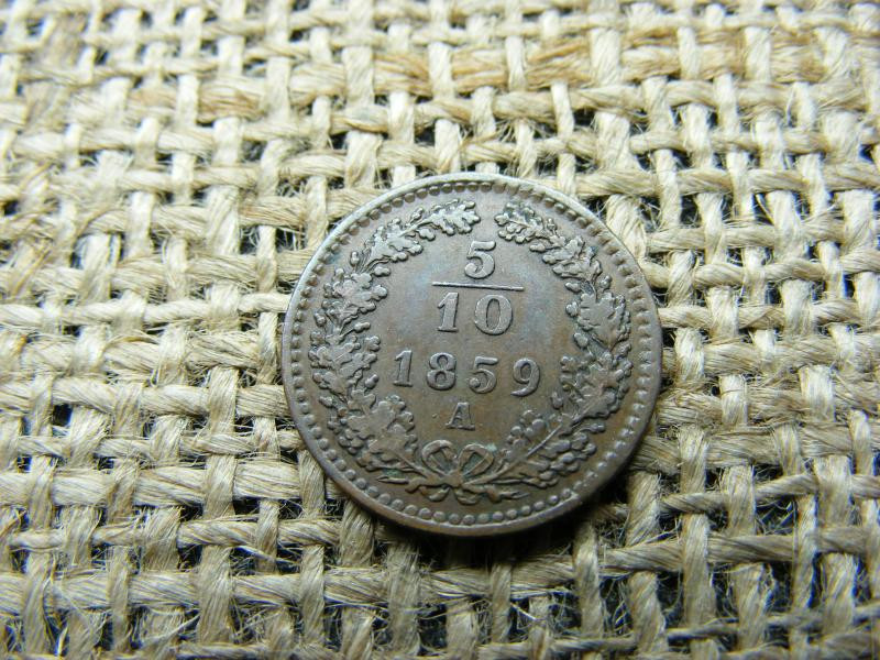 5/10 Krajcár, 1859, Ferenc József