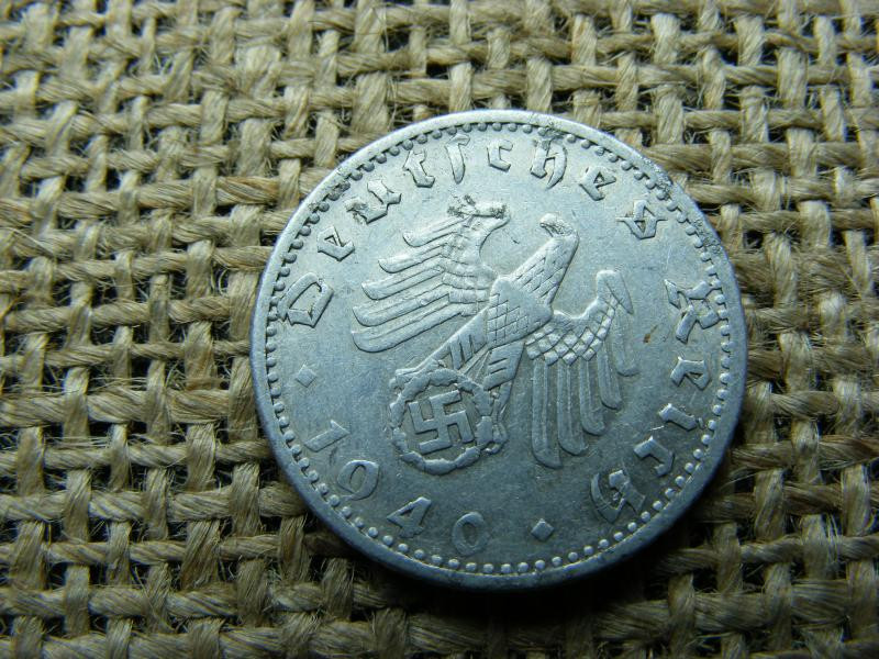 Birodalmi 50 pfennig, 1940 F