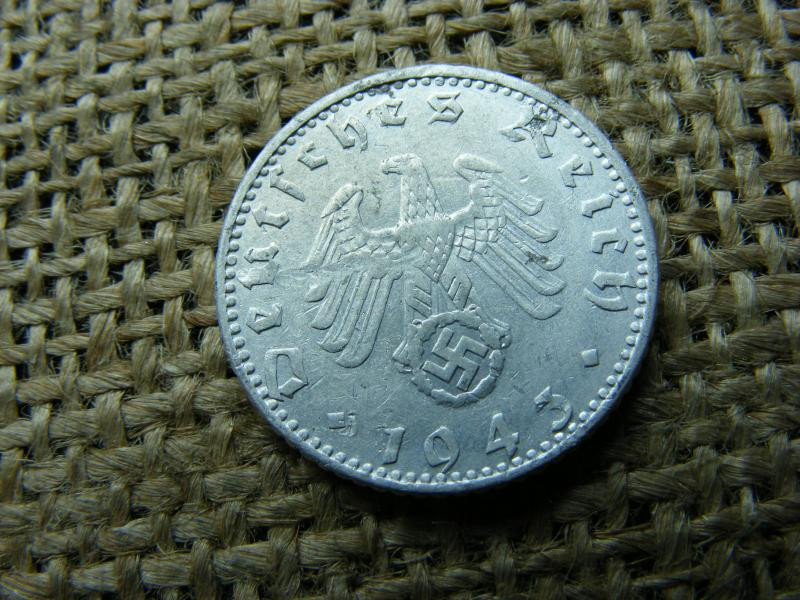 Birodalmi 50 pfennig, 1943 A