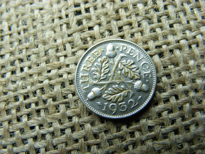 Ezüst 3 pence, 1932