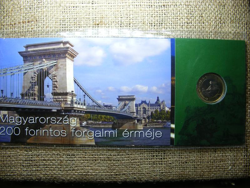 200 Forintos Érme, 2009 + 200 Forintos Érme, 2006, FB, Bliszter