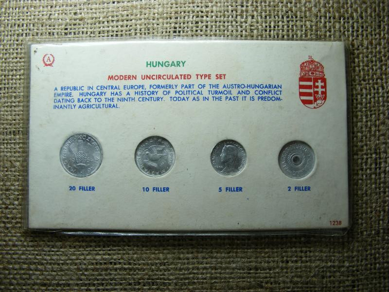USA csomagolású fillér sor, 1962-1964