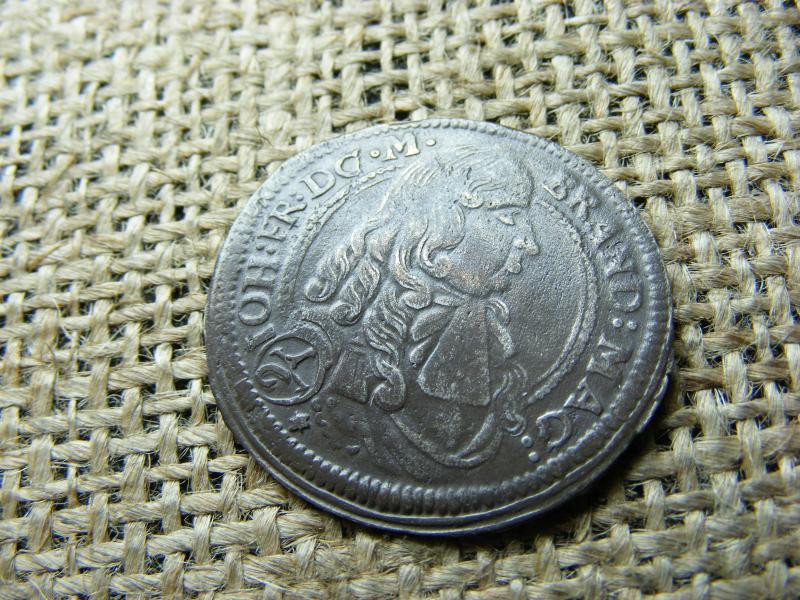 1/6 Tallér, 1678, Szép Patinás Ezüst