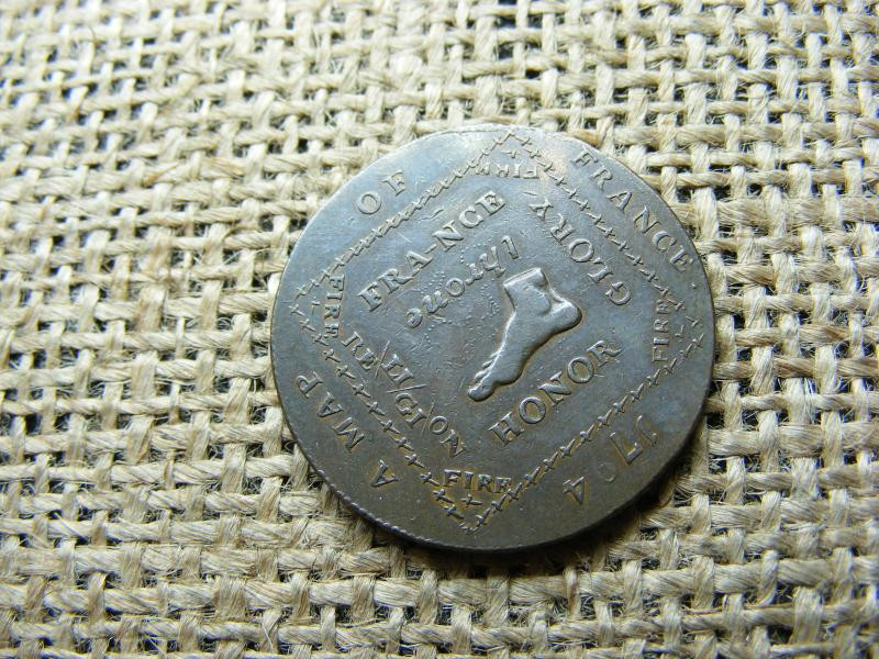 Gúnypénz, Egyesült Királyság, 1/2 penny, 1794