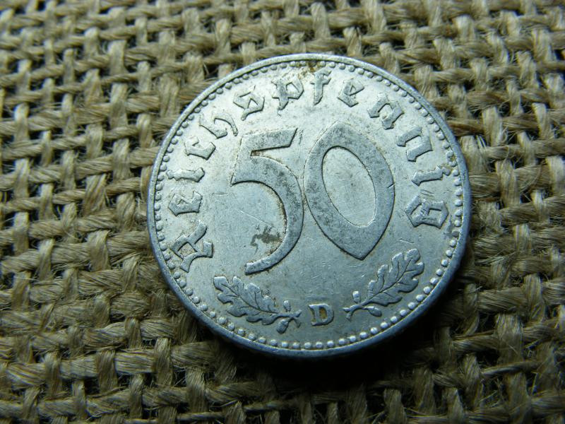 Birodalmi 50 pfennig érme, 1935, D
