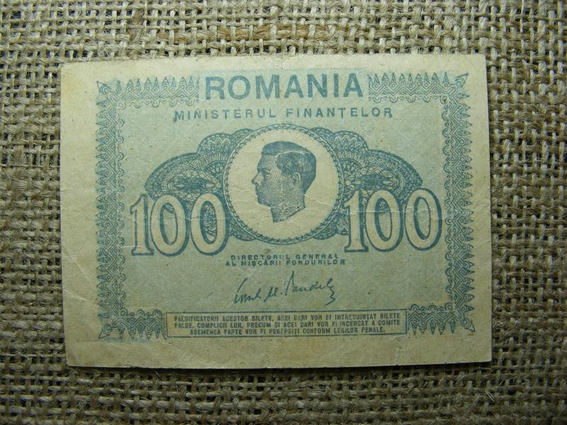 Románia 100 lei, 1945, papírpénz