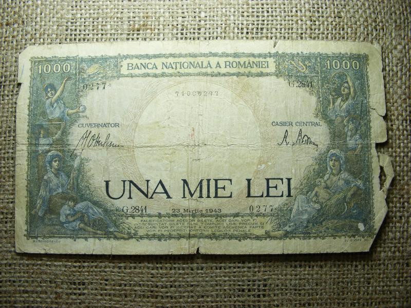 Románia 1000 lei, 1943, márc. 23