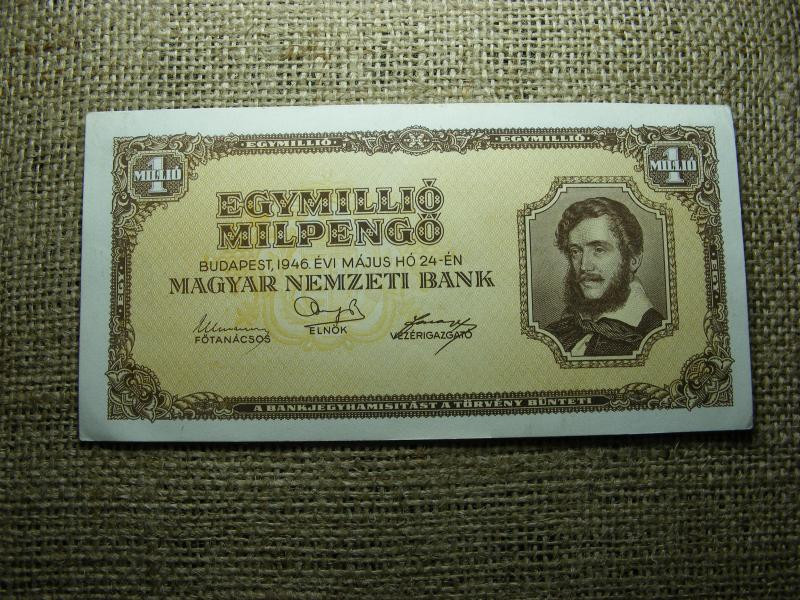 Egymillió milpengő, 1946, Magyarország