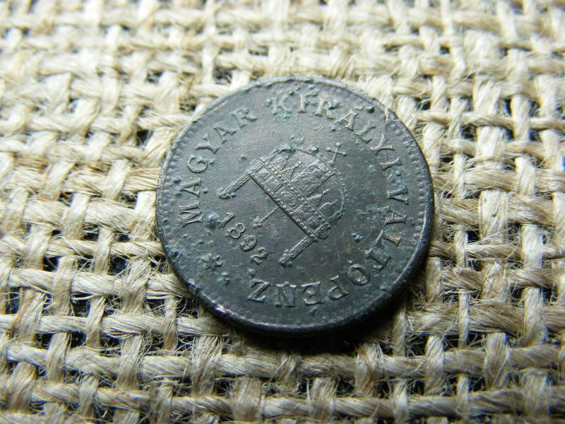 1 fillér 1892 KB, ritka