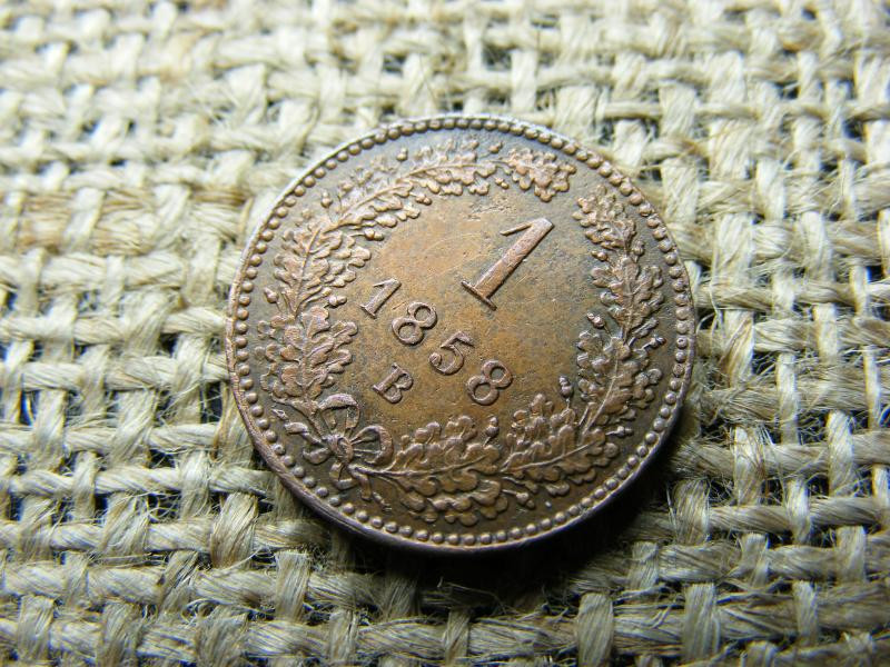 1 Krajcár 1858 B, Ferenc József
