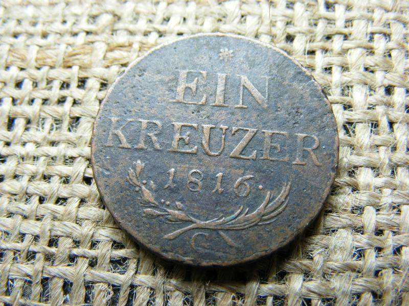 1 Krajcár 1816 G, Habsburg fémpénz