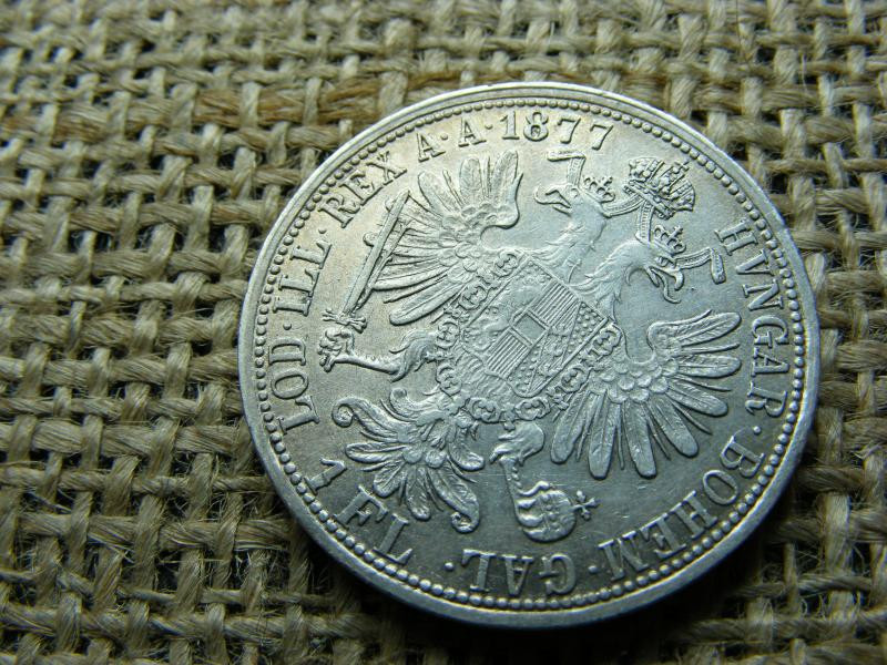 Ferenc József, 1 forint, 1877, ezüst