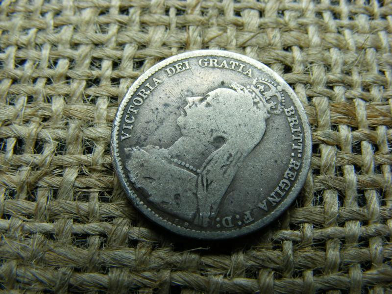Ezüst 6 pence, 1890, Nagy-Britannia