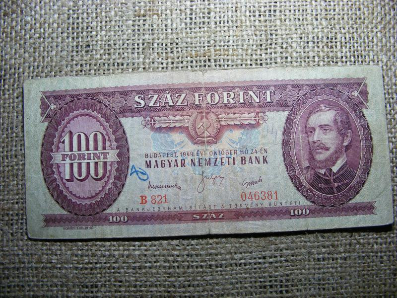 100 forintos bankjegy, 1949
