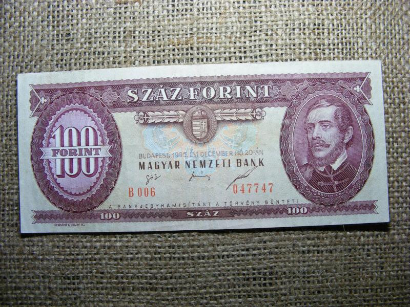 100 forintos bankjegy, 1995