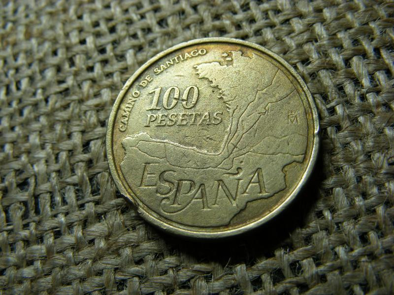 Spanyolország 100 peseta, 1993