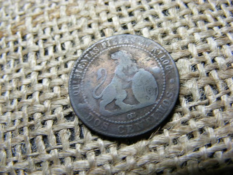 Spanyolország 2 centimos, 1870