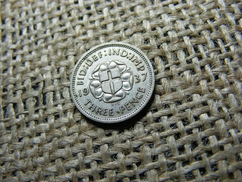 Ezüst 3 pence, 1937, Egyesült Királyság
