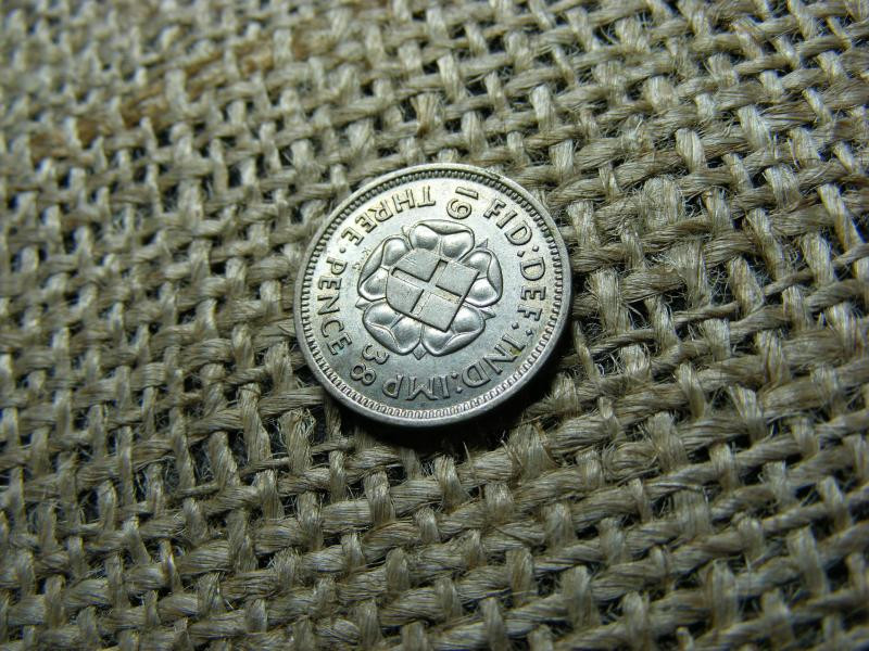 Ezüst 3 pence, 1938, Egyesült Királyság