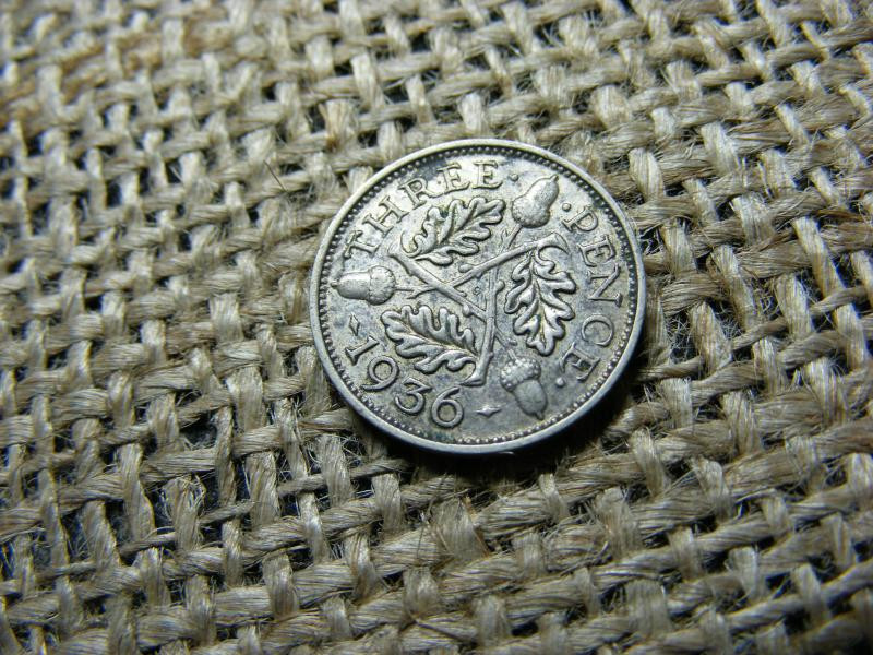 Ezüst 3 pence, 1936, Egyesült Királyság