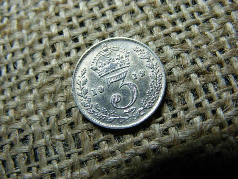 Ezüst 3 pence, 1919, Egyesült Királyság