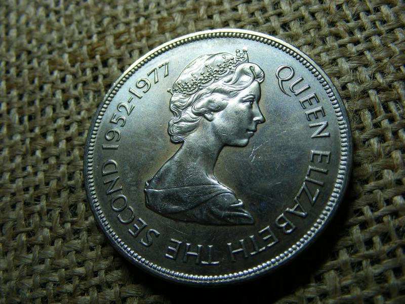 25 pence érme, 1977, Egyesült Királyság