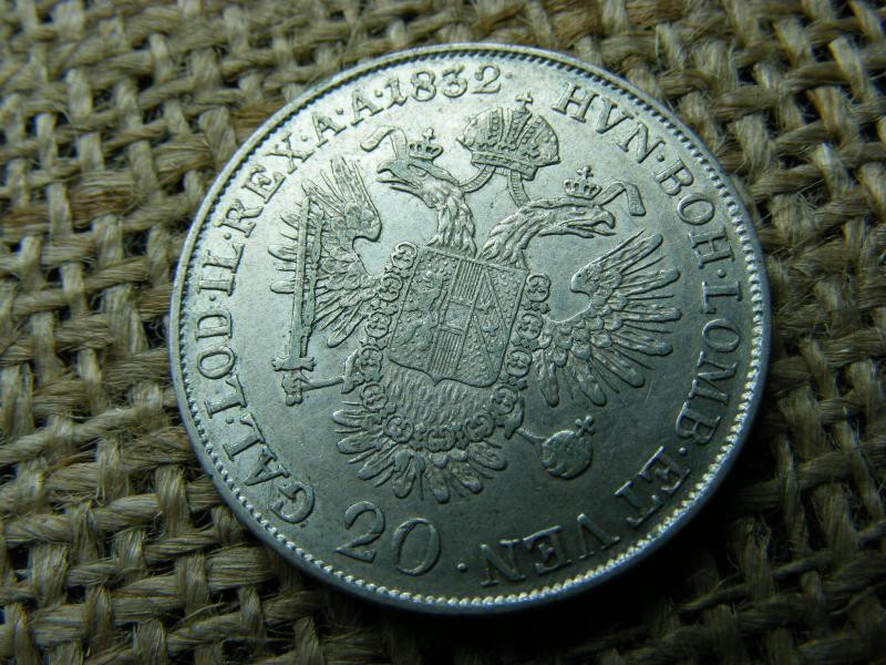 Ezüst 20 krajcár, 1832, M