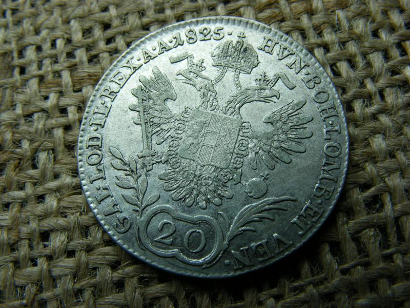 Ezüst 20 krajcár, 1825, A